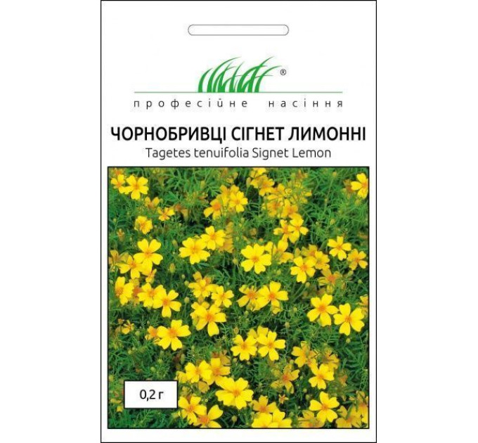 Чорнобривці дрібноквіткові Сигнет лимонні 0,2 г ПРОФ