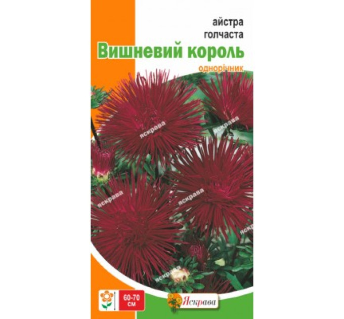 Квіти Айстра голчаста Вишневий король 0,3г