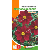 Квіти Космея низькоросла Яскраво-червона 0,15г