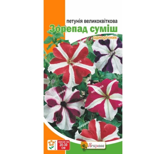 Квіти Петунія великоквіткова Зорепад 0,015г