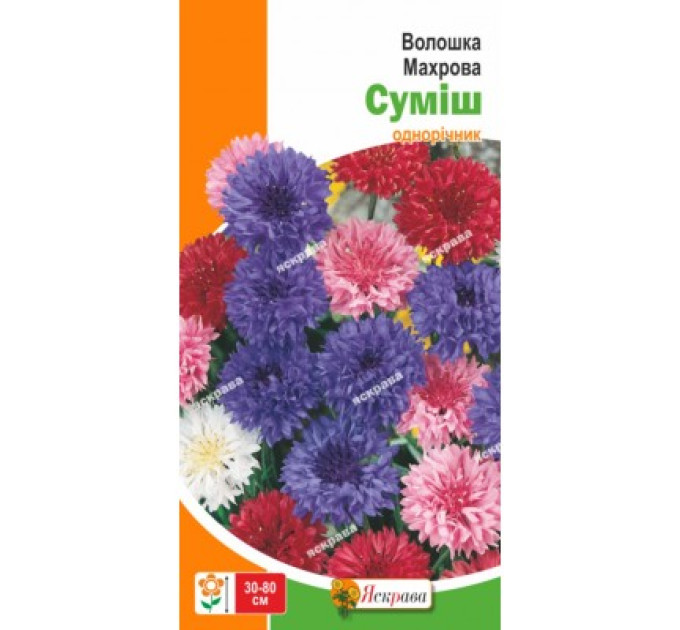 Квіти Волошка махрова Суміш 0,5 г
