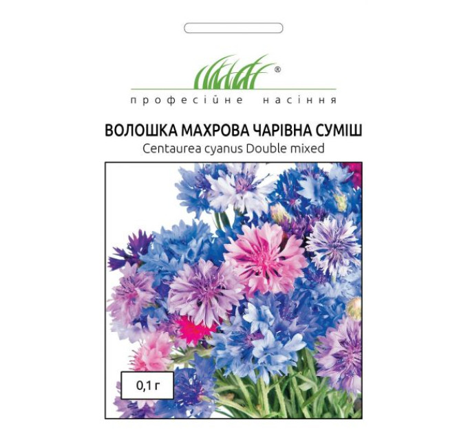 Волошка махрова Чарівна суміш 0,1 г ПРОФ
